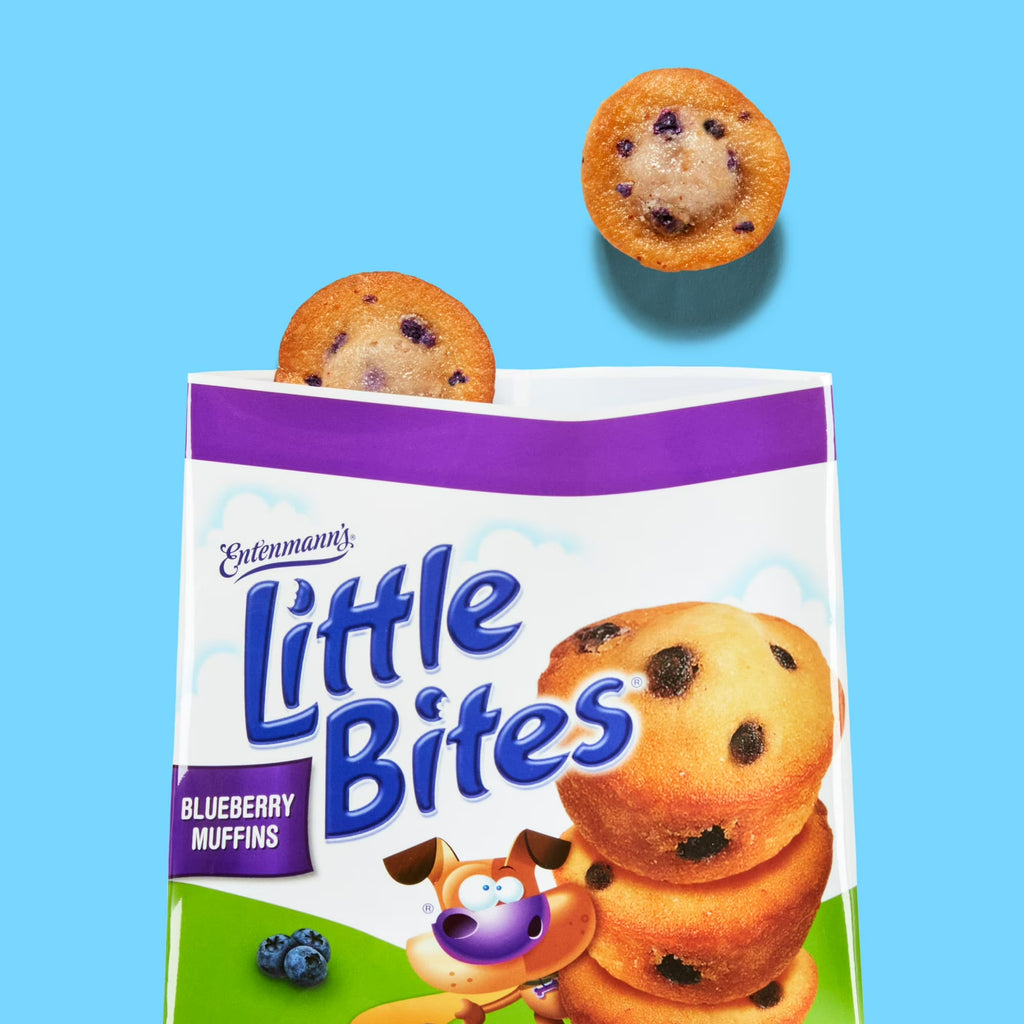 Entenmann's Little Bites Blueberry Muffins – 5-Pack Multipack (7.5 oz)