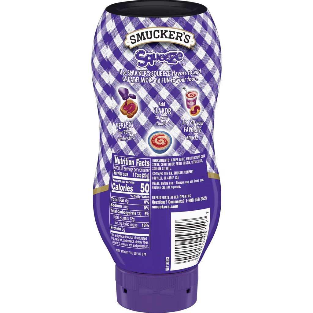 Smucker's Squeeze Grape Jelly – 20 oz