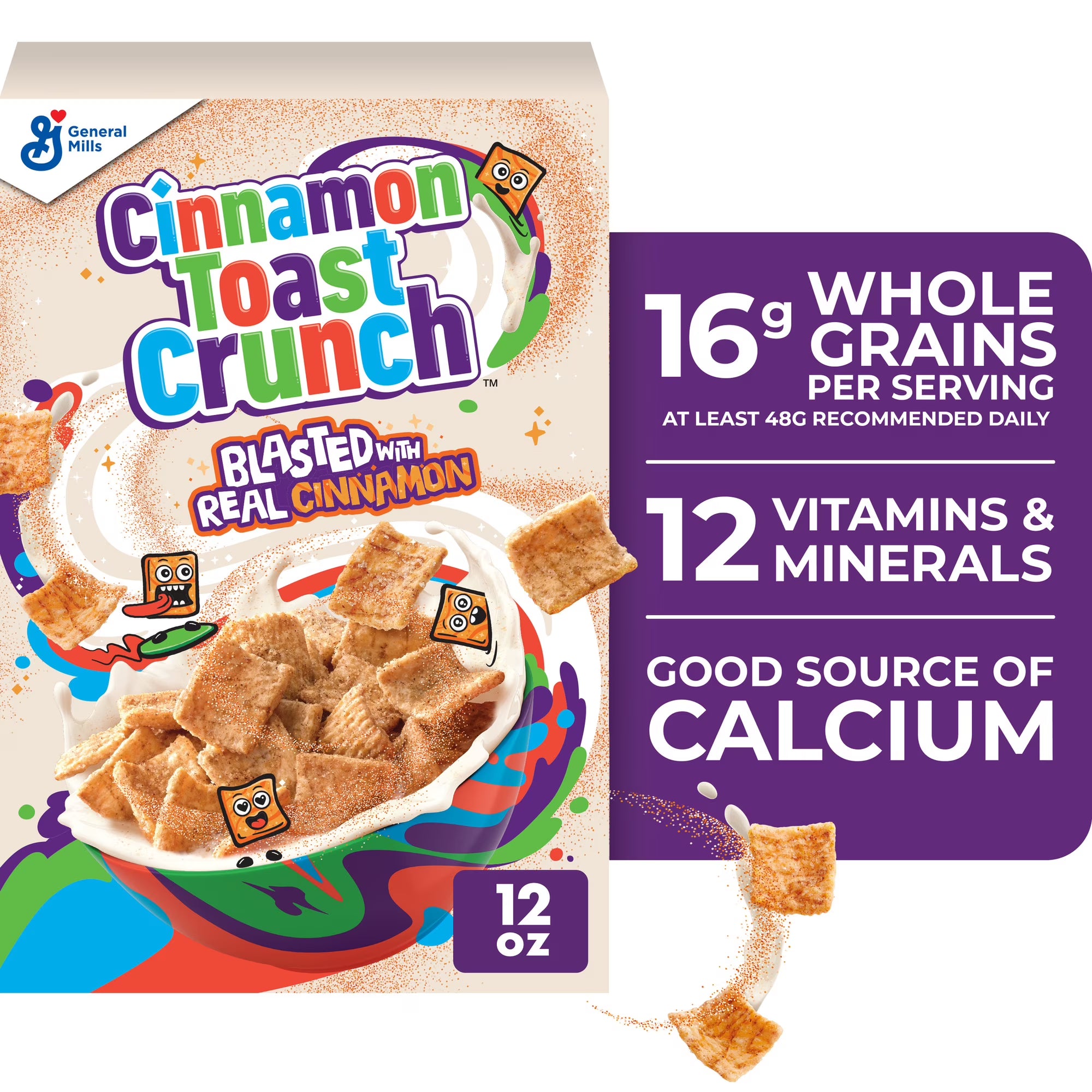 Cinnamon Toast Crunch Breakfast Cereal – 12 oz