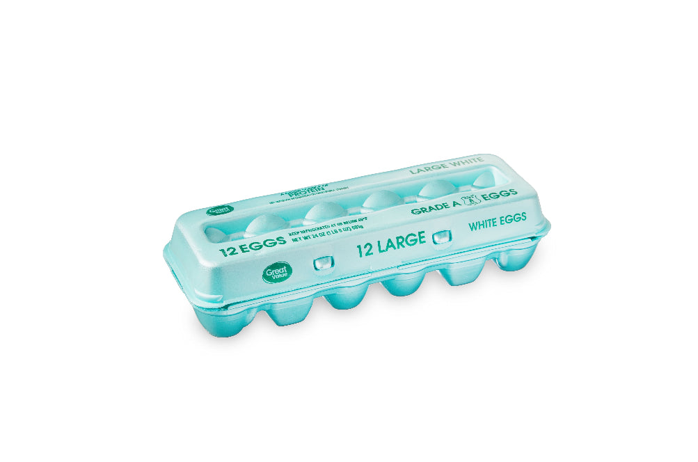 Great Value Large White Eggs 12 Count