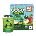GoGo Squeez No Sugar Added Applesauce Pouches – 4-Pack (3.2 oz)