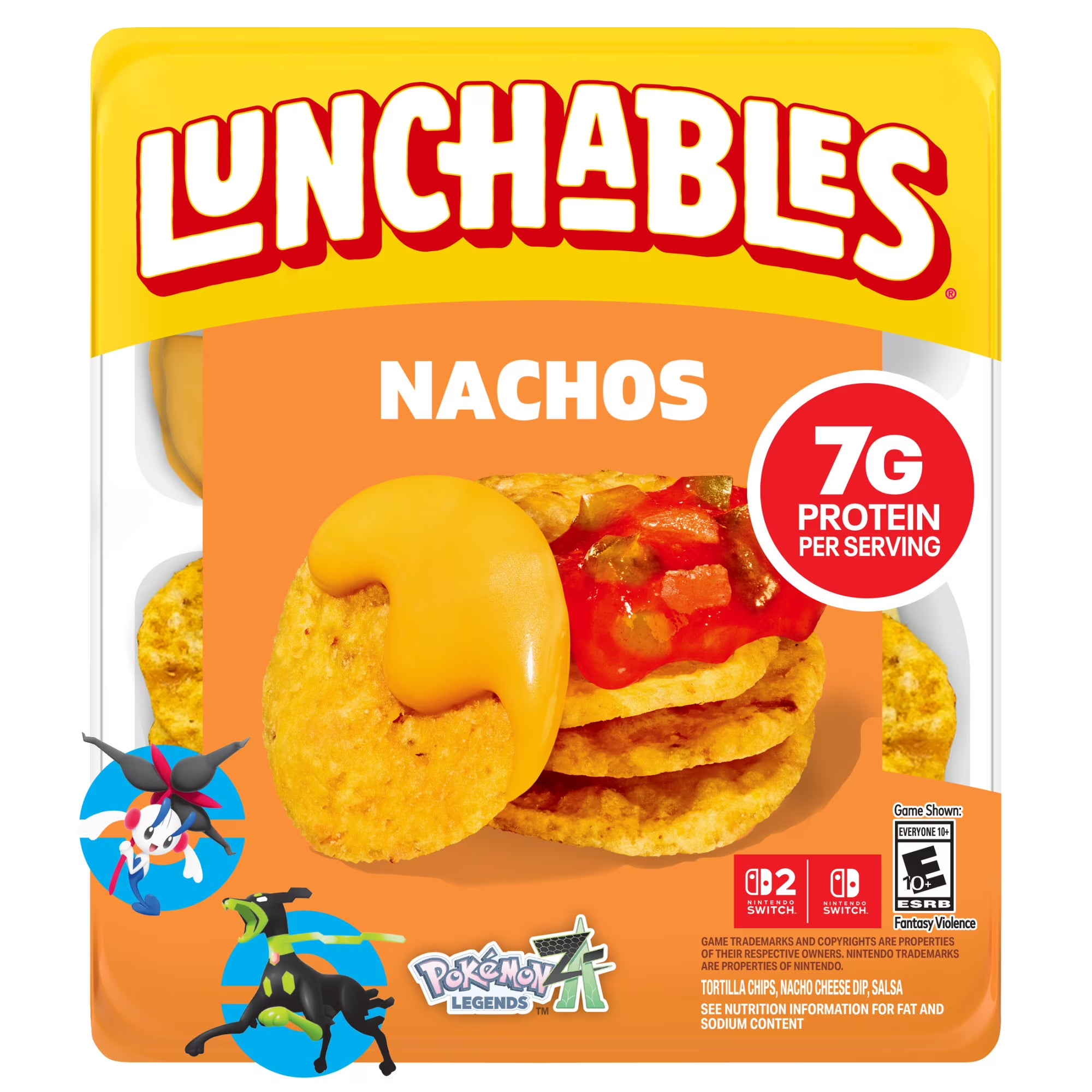 Lunchables Nachos with Cheese Dip and Salsa – 4.4 oz Pack