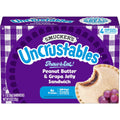 Smucker's Uncrustables Peanut Butter & Grape Jelly Sandwiches – 4 Count (2 oz Each)