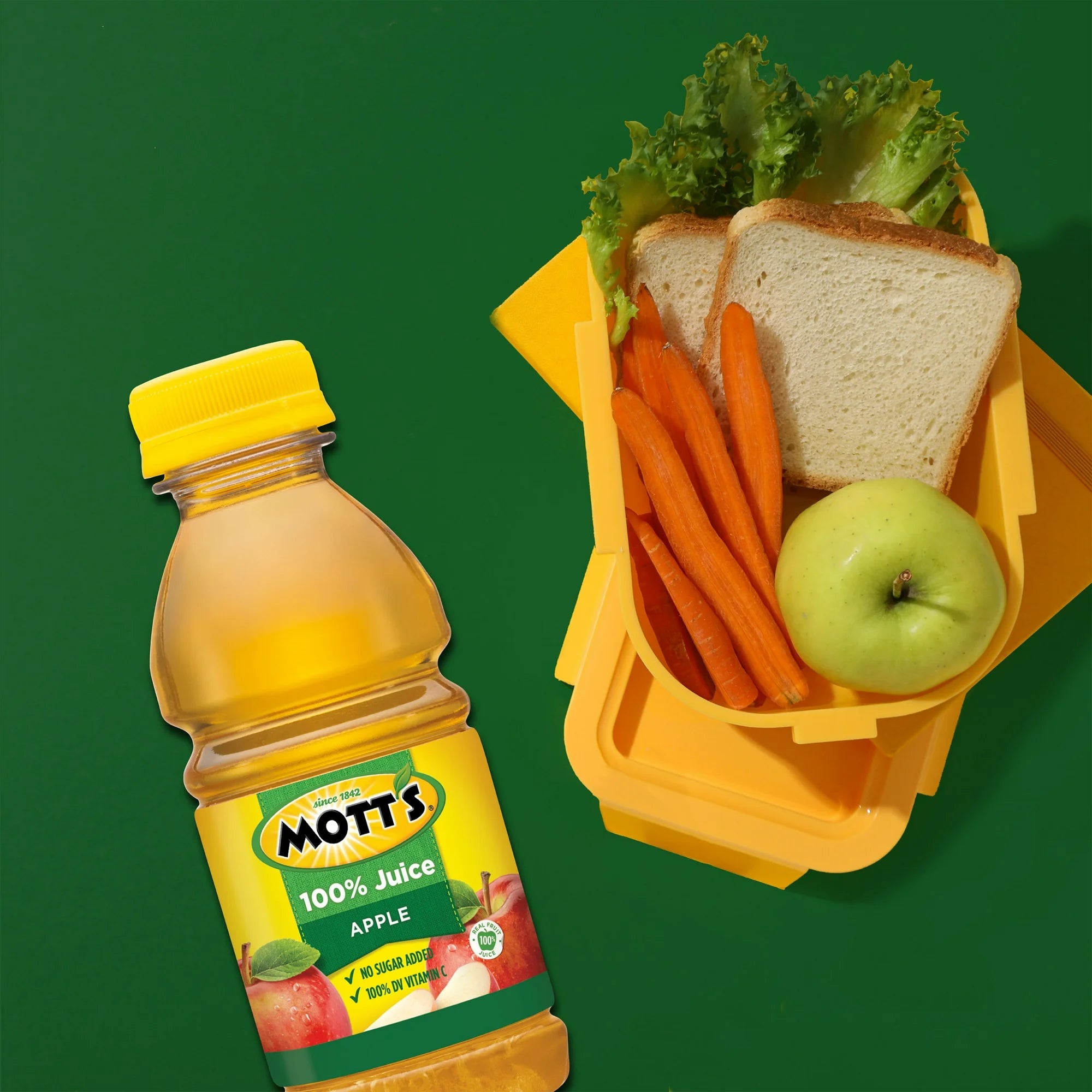 Mott's 100% Juice Original Apple Juice, 8 fl oz, 6 Count Bottles