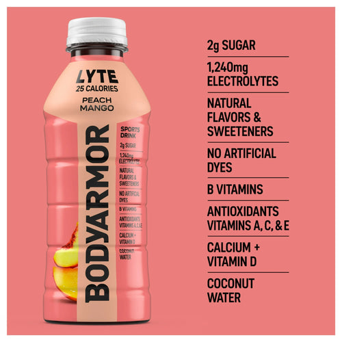 BodyArmor Lyte Assorted Hydration (6-Pack, 20 fl oz Bottles)