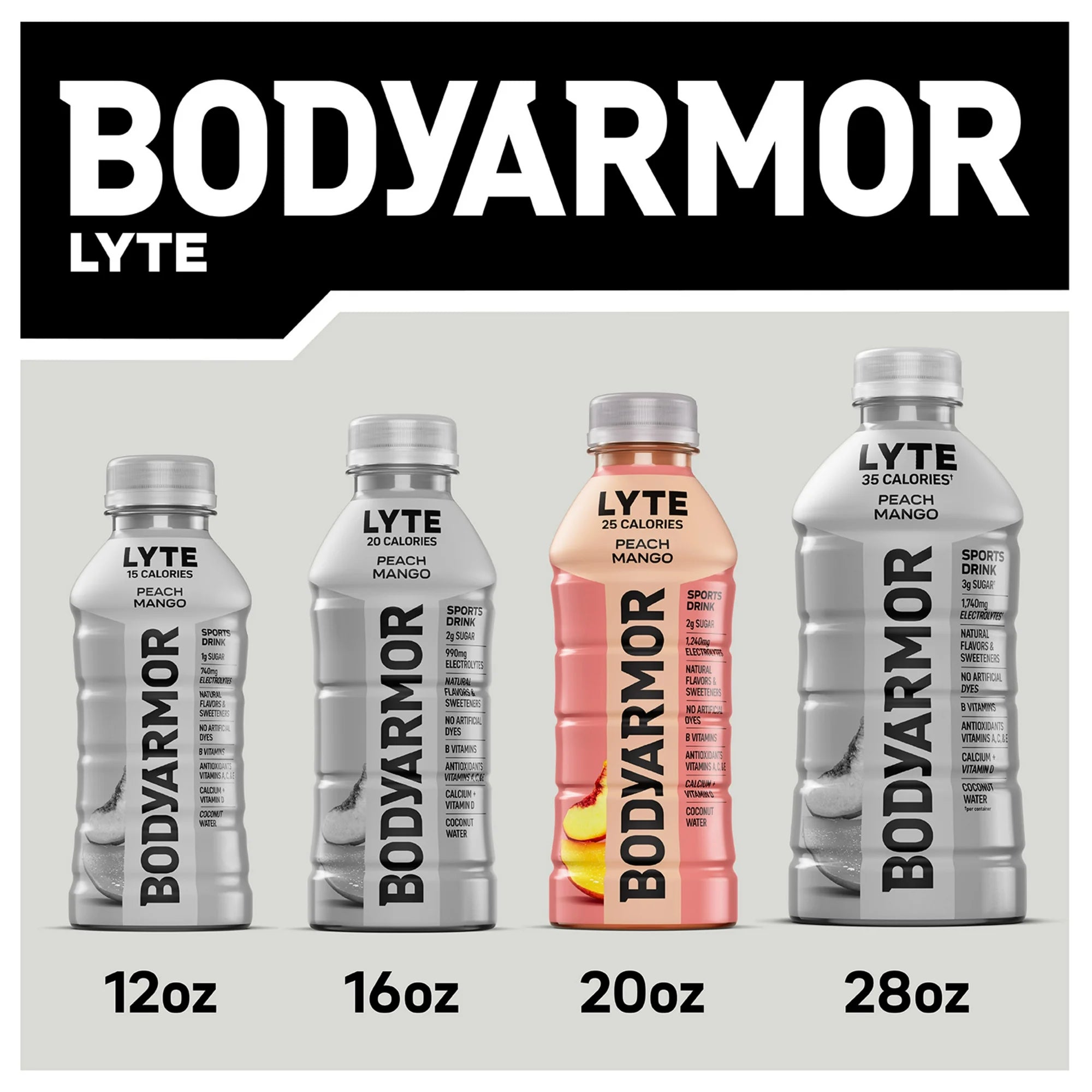 BodyArmor Lyte Assorted Hydration (6-Pack, 20 fl oz Bottles)
