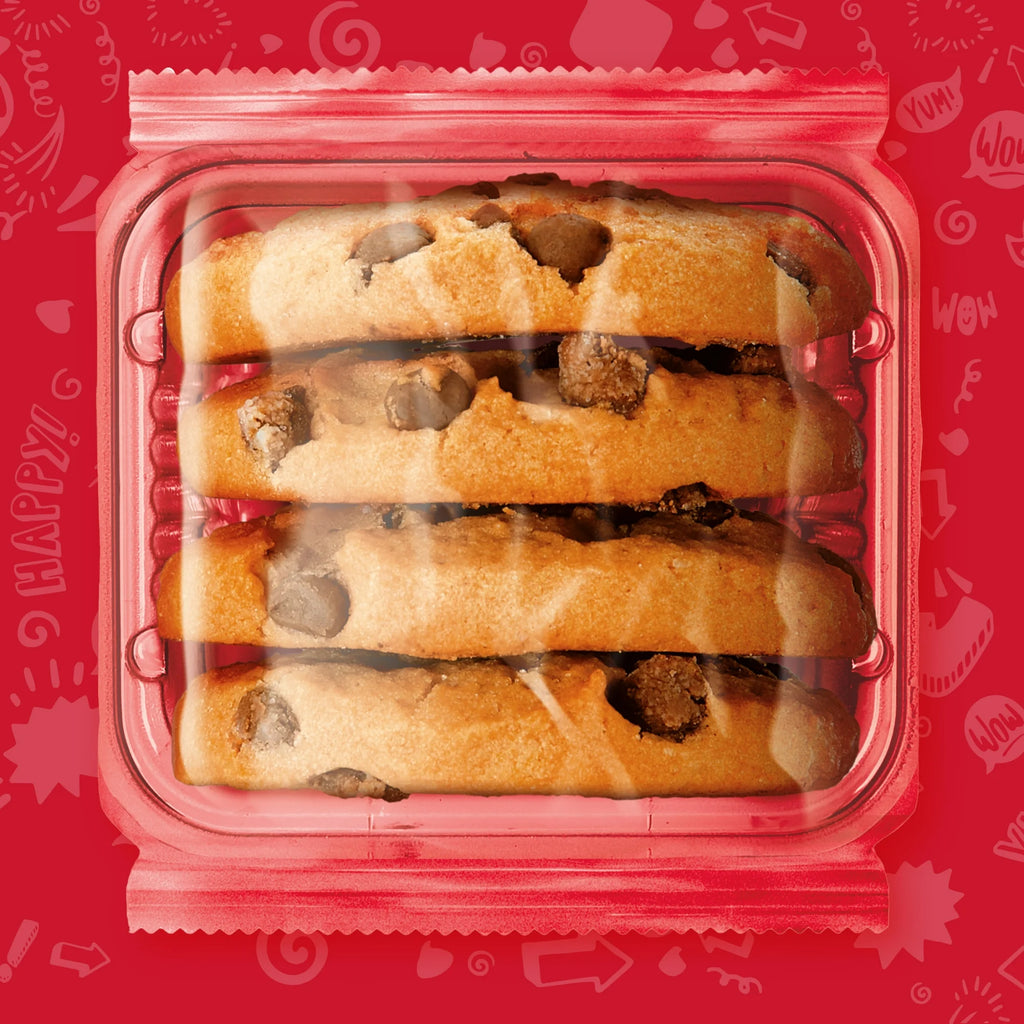 CHIPS AHOY! Fresh Stacks Chewy Chocolate Chip Cookies, Travel Snacks, 8.66 oz (4 Multi Snack Packs)
