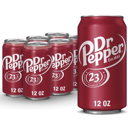 Dr Pepper – 6 Pack (12oz Cans)