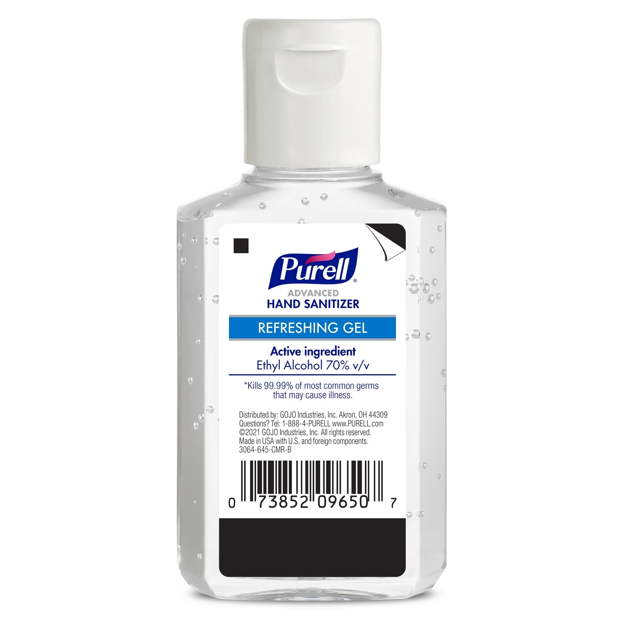 PURELL® Advanced Hand Sanitizer, 2 oz Flip Cap Bottle (Adult)