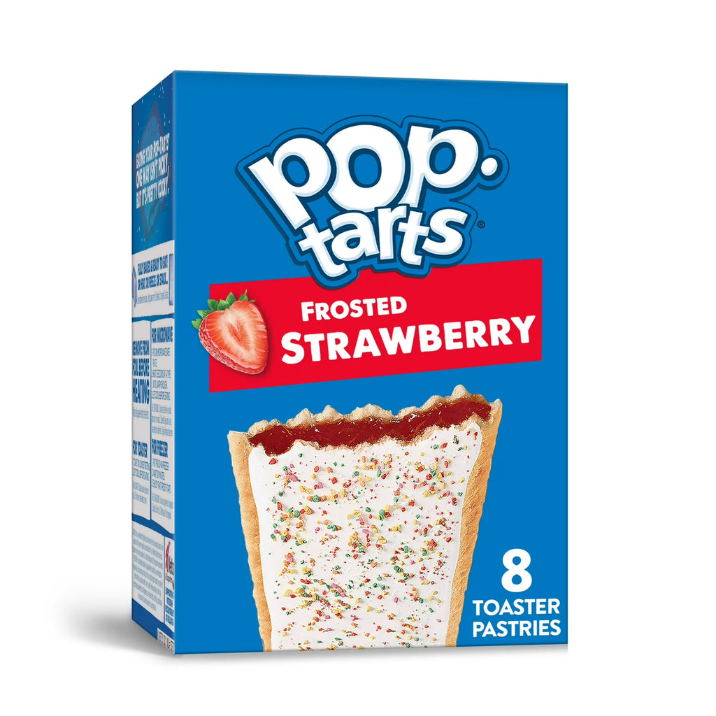 Pop-Tarts Frosted Strawberry Toaster Pastries, Breakfast Foods, Shelf-Stable, 13.5 oz (8 Count)