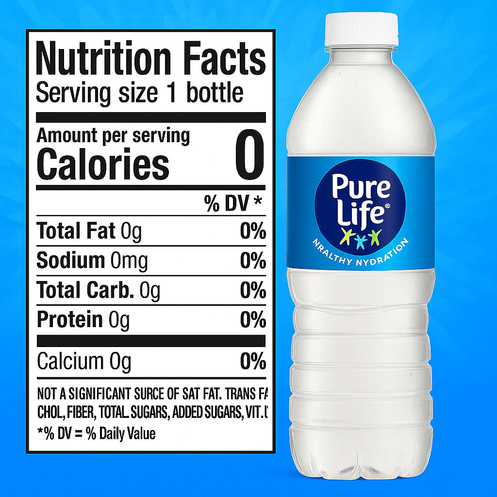 Nestlé® Pure Life® Purified Water – 16.9 fl oz (40-Pack)