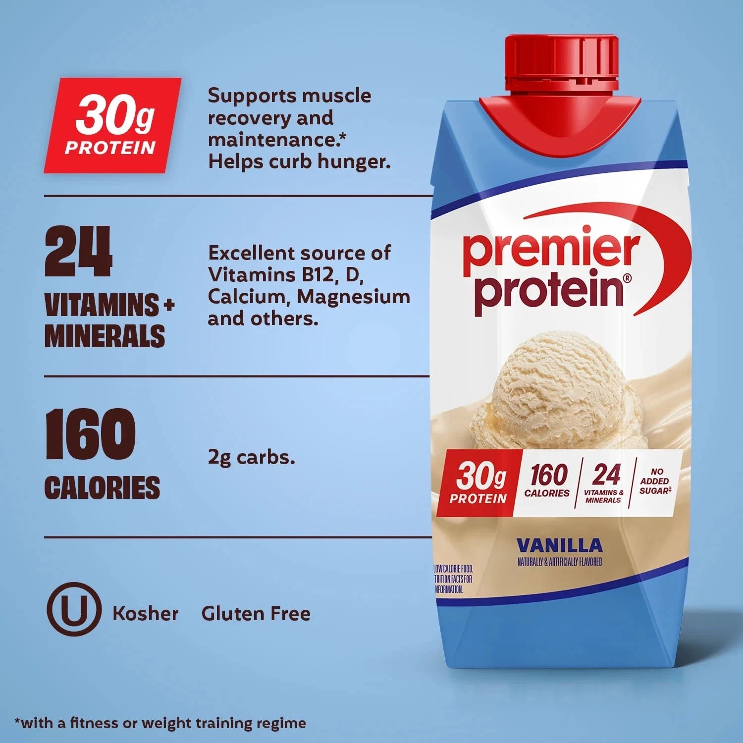 Premier Protein Shake Vanilla 30g Protein