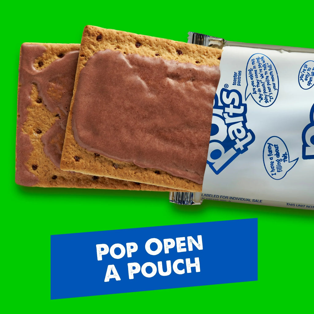 Pop-Tarts Frosted S'mores Toaster Pastries, Breakfast Foods, Shelf-Stable, 13.5 oz (8 Count)