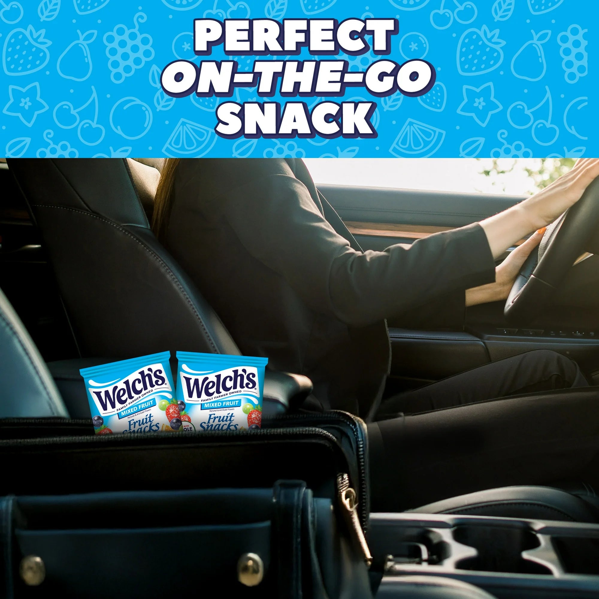 Welch's Fruit Snacks Gluten-Free Mixed Fruit Soft Fruit Snacks, .8 oz, 22 Count